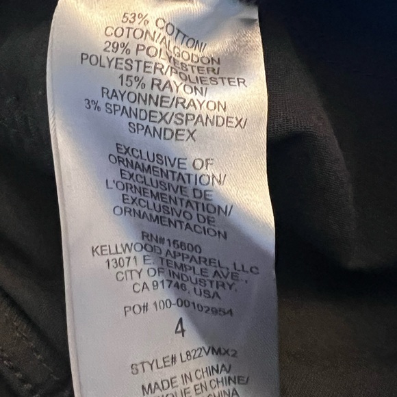 NWT Wit & Wisdom Cuffed Shorts, Gray, Size 4 - Picture 7 of 7